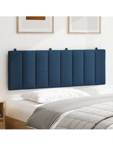 Cuscino Testiera Hanko Blu 120 cm in Tessuto