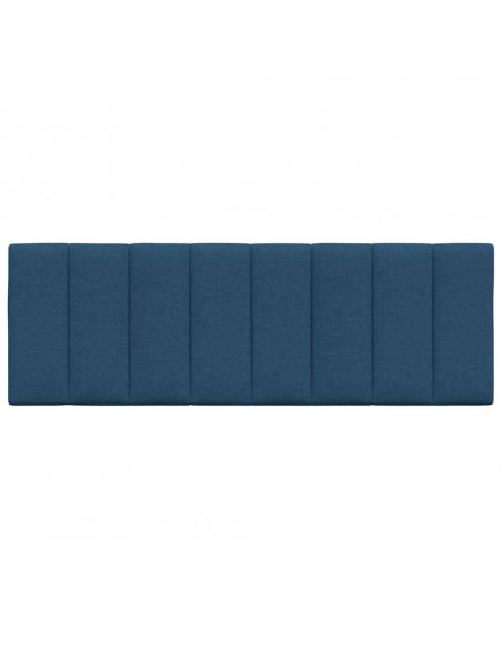 Cuscino Testiera Blu 120 cm in Tessuto