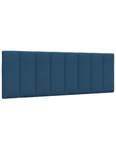 Cuscino Testiera Blu 140 cm in Tessuto