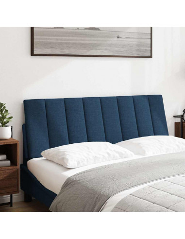 Cuscino Testiera Blu 140 cm in Tessuto