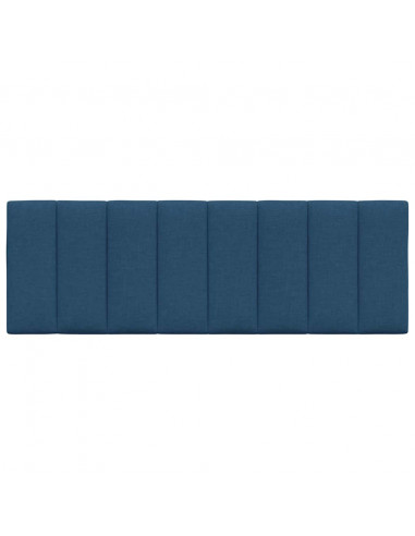 Cuscino Testiera Blu 140 cm in Tessuto