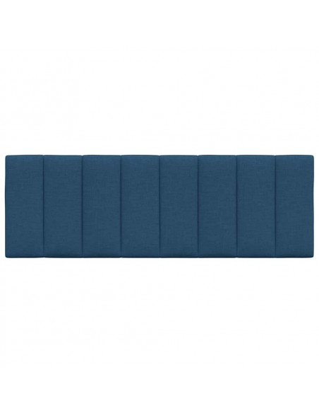 Cuscino Testiera Blu 140 cm in Tessuto
