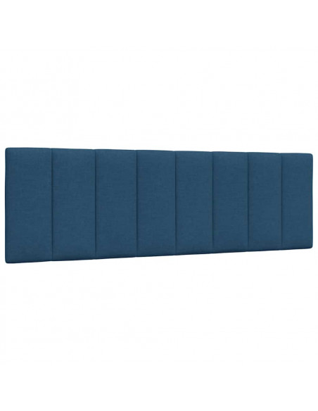 Cuscino Testiera Blu 160 cm in Tessuto