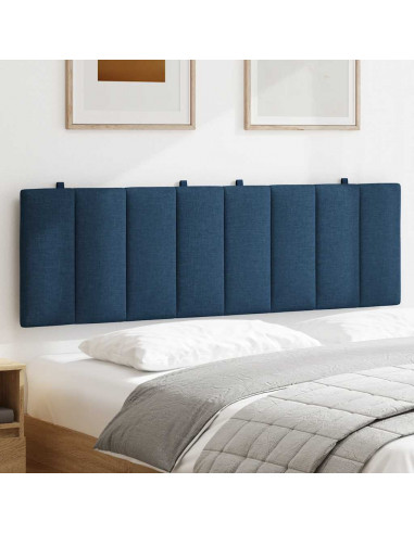 Cuscino Testiera Blu 160 cm in Tessuto