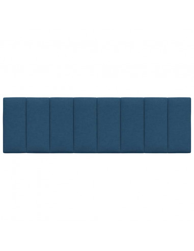 Cuscino Testiera Blu 160 cm in Tessuto