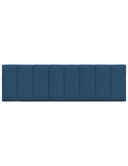Cuscino Testiera Blu 160 cm in Tessuto