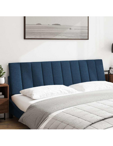 Cuscino Testiera Blu 180 cm in Tessuto