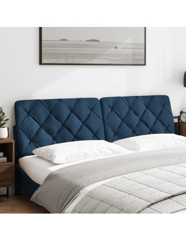 Cuscino Testiera Blu 180 cm in Tessuto