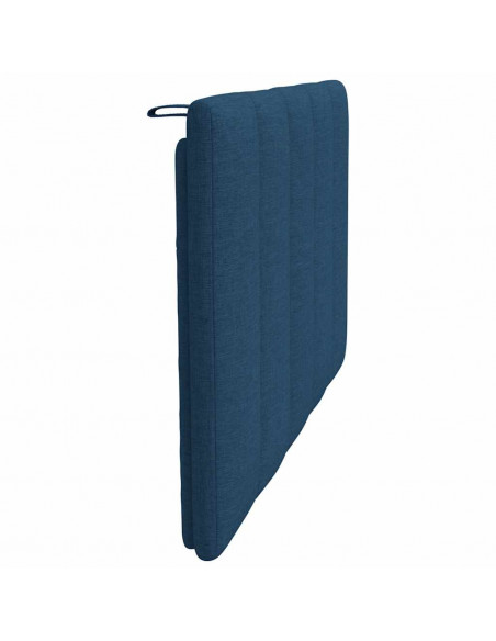 Cuscino Testiera Blu 80 cm in Tessuto