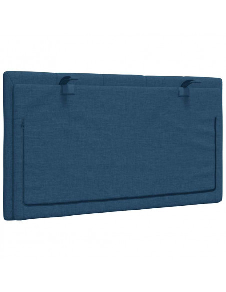 Cuscino Testiera Blu 80 cm in Tessuto