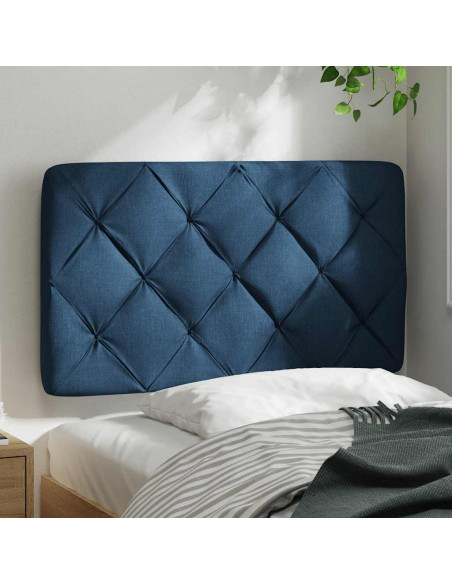 Cuscino Testiera Blu 80 cm in Tessuto