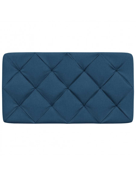 Cuscino Testiera Blu 80 cm in Tessuto