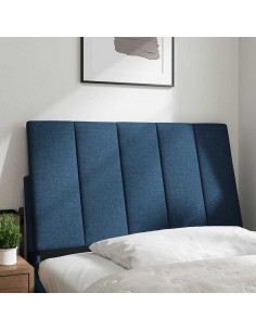 Cuscino Testiera Blu 90 cm in Tessuto