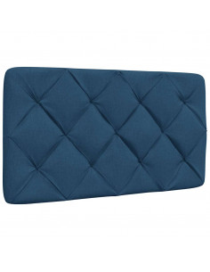 Cuscino Testiera Blu 90 cm in Tessuto