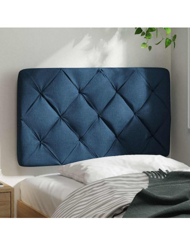 Cuscino Testiera Blu 90 cm in Tessuto