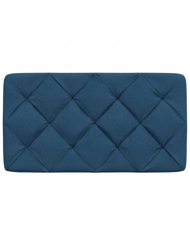 Cuscino Testiera Blu 90 cm in Tessuto