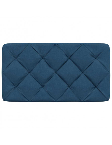 Cuscino Testiera Blu 90 cm in Tessuto