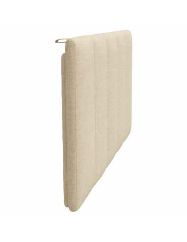 Cuscino Testiera Crema 100 cm in Tessuto