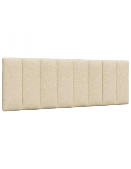 Cuscino Testiera Crema 140 cm in Tessuto