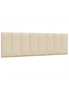 Cuscino Testiera Crema 160 cm in Tessuto