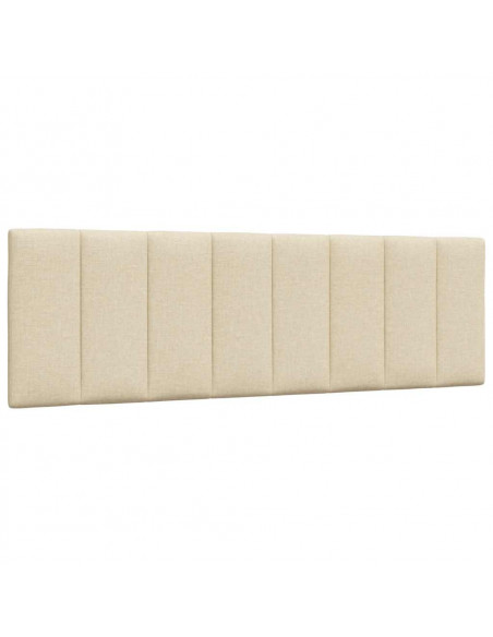 Cuscino Testiera Crema 160 cm in Tessuto
