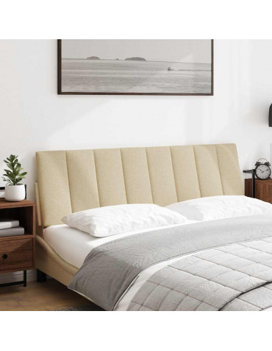 Cuscino Testiera Crema 160 cm in Tessuto