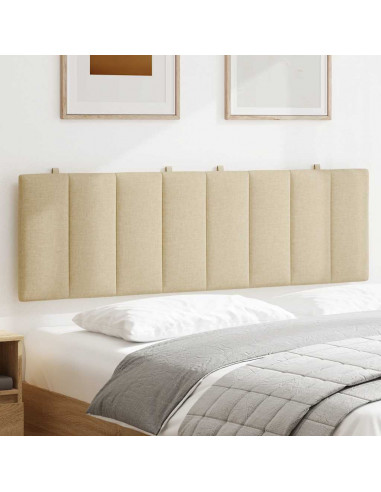Cuscino Testiera Crema 160 cm in Tessuto