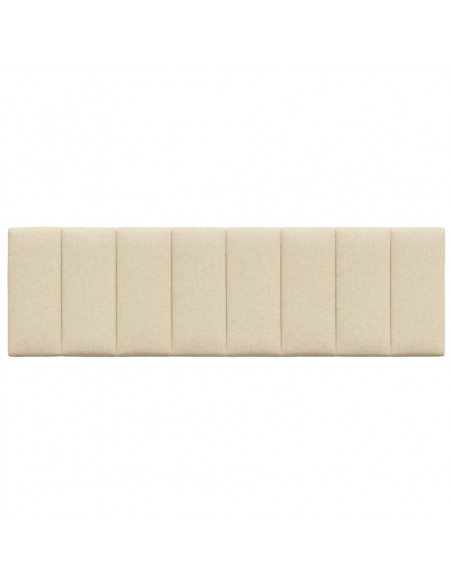 Cuscino Testiera Crema 160 cm in Tessuto