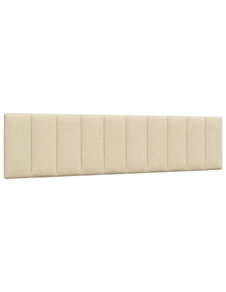 Cuscino Testiera Crema 200 cm in Tessuto