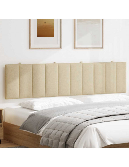 Cuscino Testiera Hanko Crema 200 cm in Tessuto