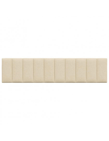 Cuscino Testiera Crema 200 cm in Tessuto