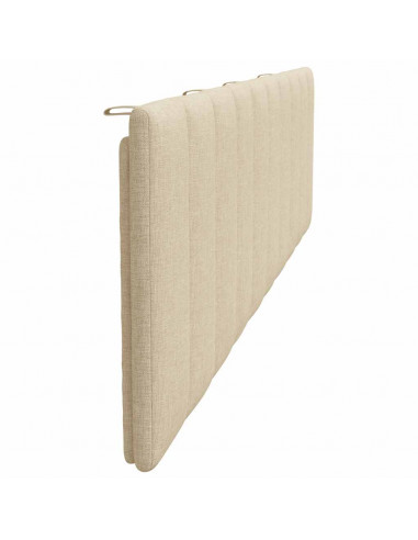 Cuscino Testiera Hanko Crema 200 cm in Tessuto