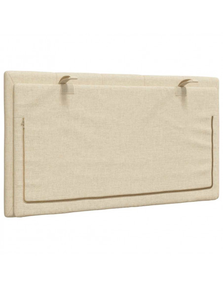 Cuscino Testiera Crema 80 cm in Tessuto