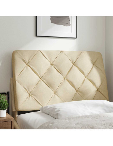 Cuscino Testiera Crema 80 cm in Tessuto