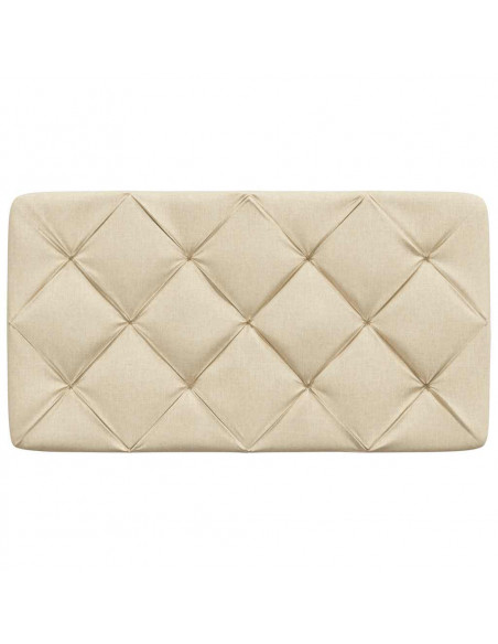 Cuscino Testiera Crema 80 cm in Tessuto