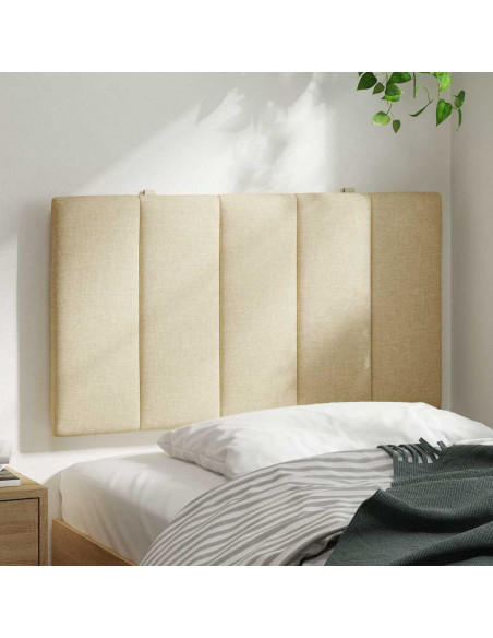Cuscino Testiera Hanko Crema 90 cm in Tessuto