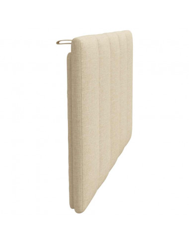 Cuscino Testiera Hanko Crema 90 cm in Tessuto