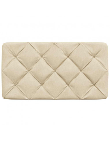 Cuscino Testiera Crema 90 cm in Tessuto
