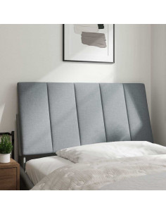 Cuscino Testiera Grigio Chiaro 100 cm in Tessuto