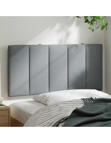 Cuscino Testiera Grigio Chiaro 100 cm in Tessuto