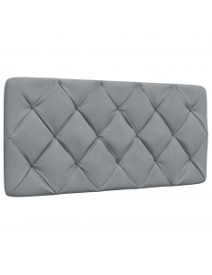 Cuscino Testiera Grigio Chiaro 100 cm in Tessuto