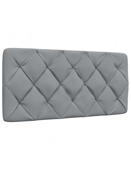 Cuscino Testiera Grigio Chiaro 100 cm in Tessuto
