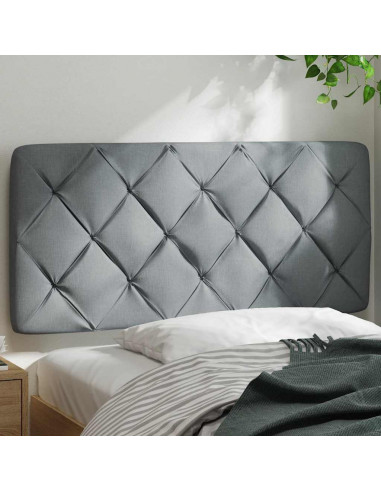 Cuscino Testiera Grigio Chiaro 100 cm in Tessuto