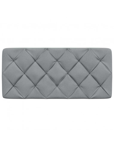 Cuscino Testiera Grigio Chiaro 100 cm in Tessuto