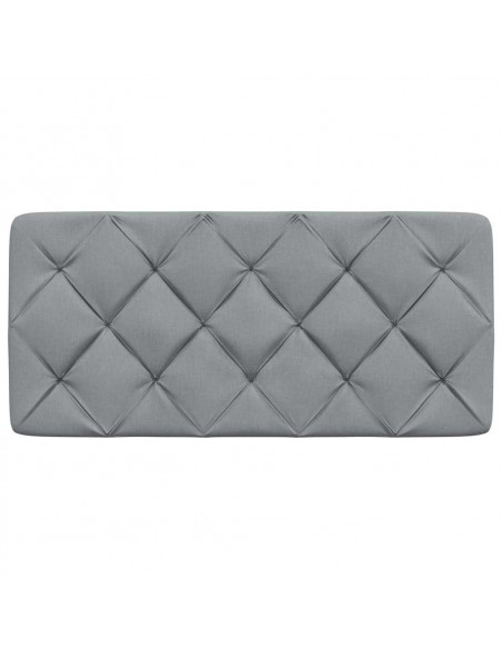 Cuscino Testiera Grigio Chiaro 100 cm in Tessuto
