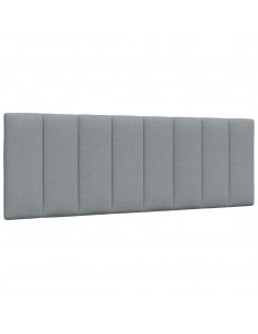 Cuscino Testiera Grigio Chiaro 140 cm in Tessuto