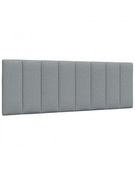 Cuscino Testiera Grigio Chiaro 140 cm in Tessuto