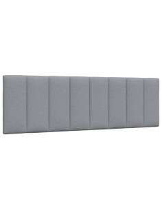 Cuscino Testiera Grigio Chiaro 160 cm in Tessuto