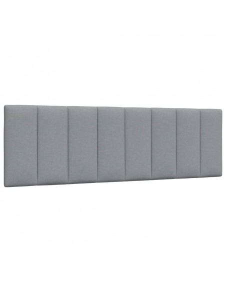Cuscino Testiera Grigio Chiaro 160 cm in Tessuto