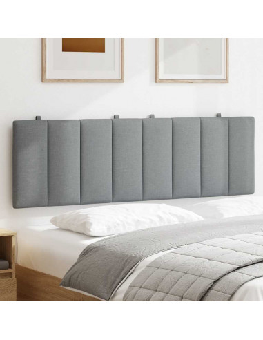 Cuscino Testiera Grigio Chiaro 160 cm in Tessuto
